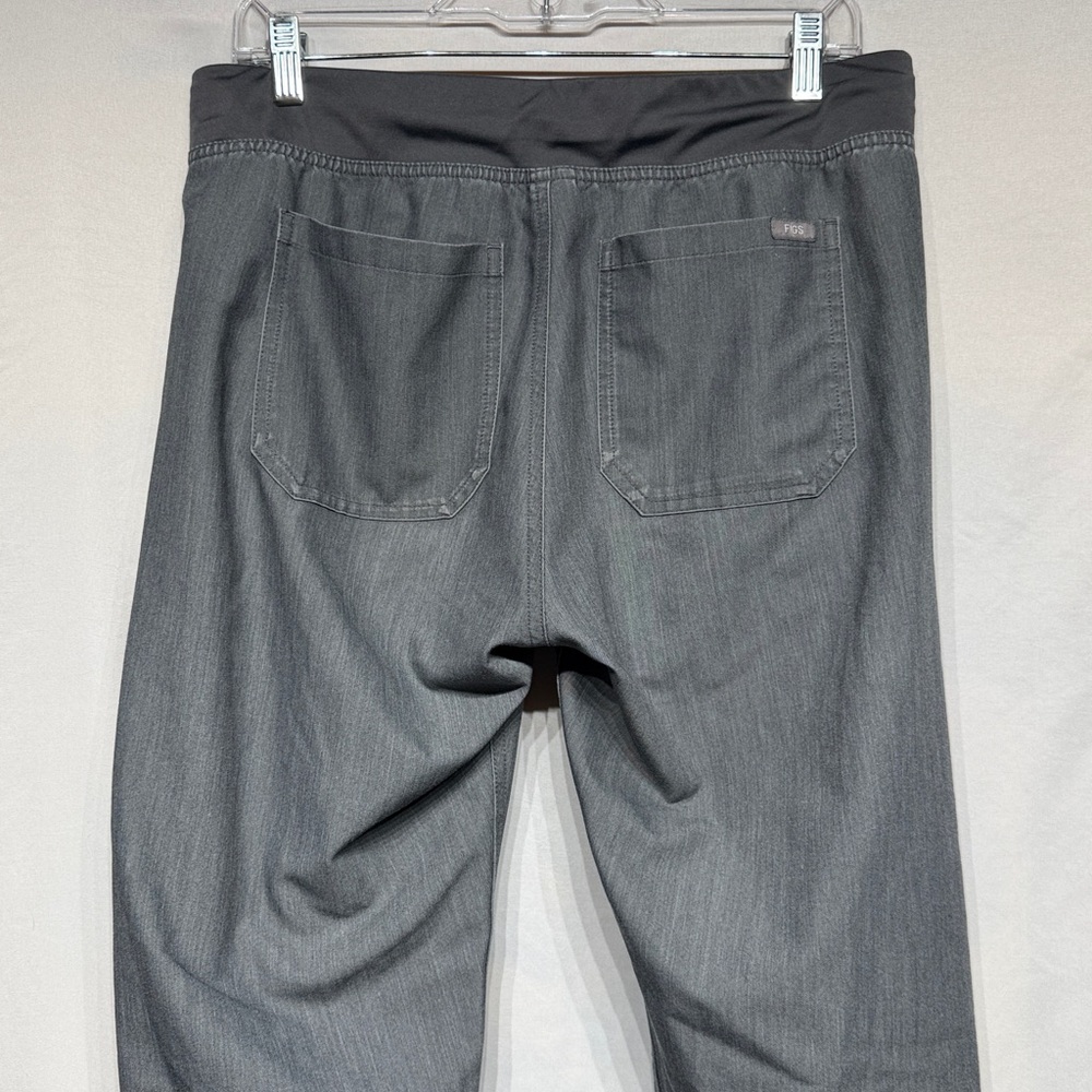 Figs High Waisted Livingston Basic Scrub Pants Graphite Size Medium - Picture 7 of 11